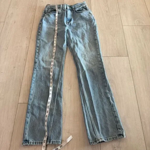 Free people slim straight women jeans size 26 - Picture 2 of 10